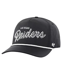 47 Brand Men's Black Las Vegas Raiders Fairway Hitch brrr Adjustable Hat