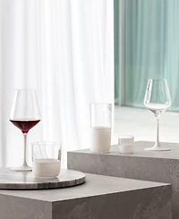 Villeroy Boch Manufacture Rock Blanc Red Wine Glasses, Set of 4