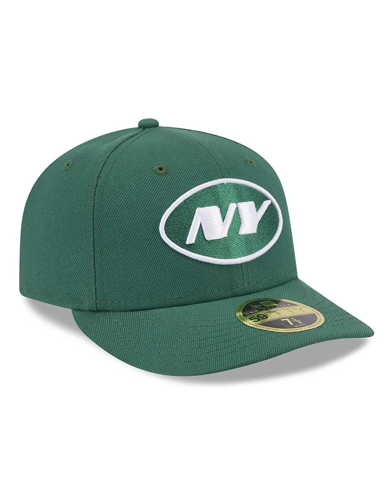 New Era Men's Green New York Jets Omaha Low Profile 59FIFTY Fitted Hat