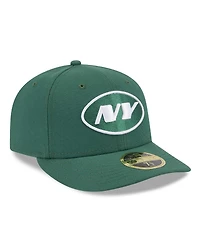 New Era Men's Green New York Jets Omaha Low Profile 59FIFTY Fitted Hat