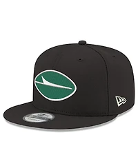 New Era Men's Black New York Jets Standard 9FIFTY Snapback Hat