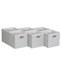 Household Essentials Fabric Storage Bins 6 Piece Set