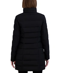 Laundry By Shelli Segal Women's Faux-Fur-Trim Hooded Puffer Coat