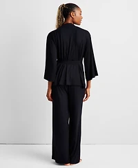 State of Day Women's 3-Piece. Fluid-Knit Pajama Set, Created for Macy's