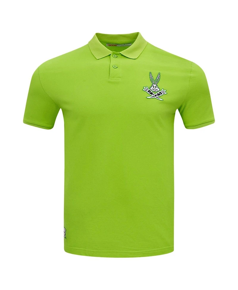 Freeze Max Men's Bugs Bunny Green Looney Tunes Freshen Up Polo