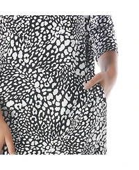 Beach House Style Stella Boat Neck Tunic Dress