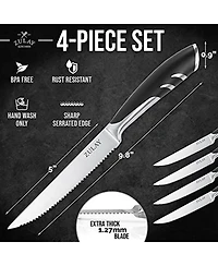 4 Piece Stainless Steel Kitchen Knife Set