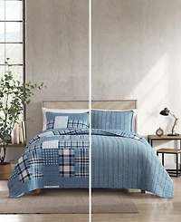 Eddie Bauer Hawthorne Reversible 3 Piece Quilt Set