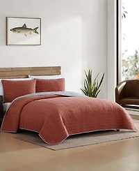 Eddie Bauer Troutdale Reversible 3 Piece Quilt Set, King