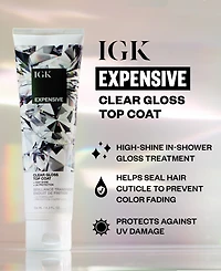 Igk Hair Expensive Clear Gloss Top Coat, 4.2 oz.