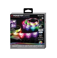 Monster Cable Monster 13.1ft Sound Reactive Smart Multi-Color Color Flow Led Light Strip