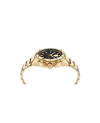 Plein Sport Men's Thunder Force Three Hand Quartz Gold Stainless Steel 47MM
