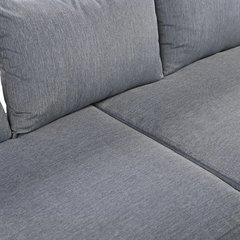 Streamdale Outdoor Steel Sofa Set, Waterproof and Anti-uv