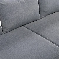 Streamdale Outdoor Steel Sofa Set, Waterproof and Anti-uv