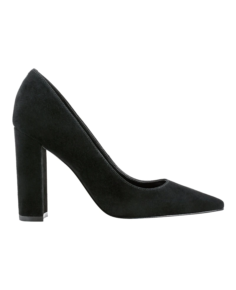 Marc Fisher Ltd Women's Abilene Block Heel Pointy Toe Dress Pumps