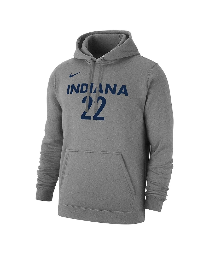 Nike Men's and Women's Caitlin Clark Heather Gray Indiana Fever 2024 Wnba Draft Player Name Number Pullover Hoodie
