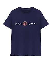 Round21 Men's and Women's Caitlin Clark Navy Indiana Fever Player Signature T-Shirt