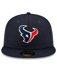 New Era Men's Navy Houston Texans Basic 59FIFTY Fitted Hat