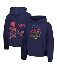 Round21 Men's and Women's Caitlin Clark Navy Indiana Fever Bound Pullover Hoodie