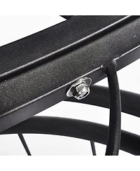 360-Degree Swivel Moon Chair with Fluffy Cushion