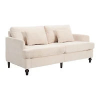 Streamdale Furniture Modern Chenille Fabric Loveseat, 2-Seat Upholstered Loveseat Sofa Modern Couch