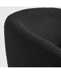 29" Wide Mid Century Modern Club Barrel Accent Armchair