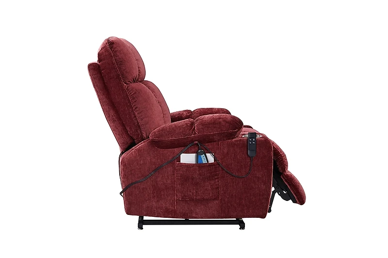 Dual Okin Motor Power Lift Recliner Chair For Elderly Infinite Position Lay Flat 180 Recline