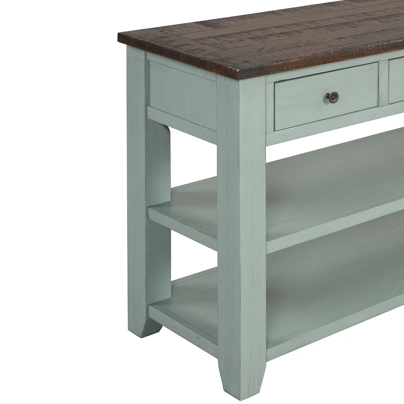 Streamdale Pine Console Table with 3 Drawers