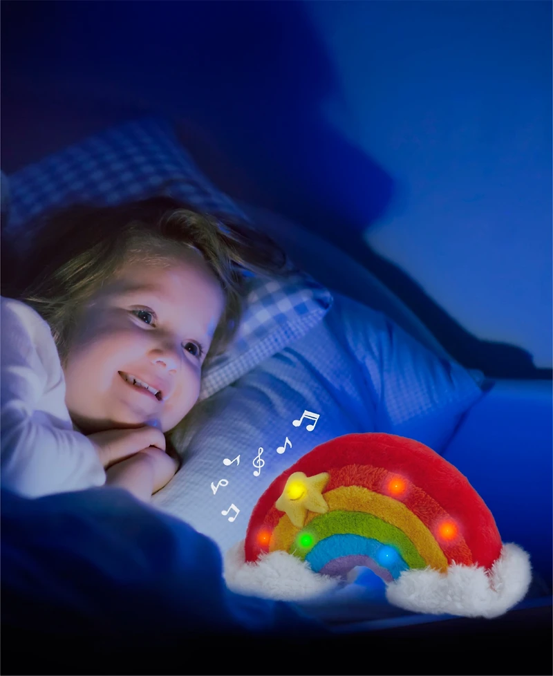 Geoffrey's Toy Box 12" Plush Rainbow with Led Lights and Sound, Created for Macy's