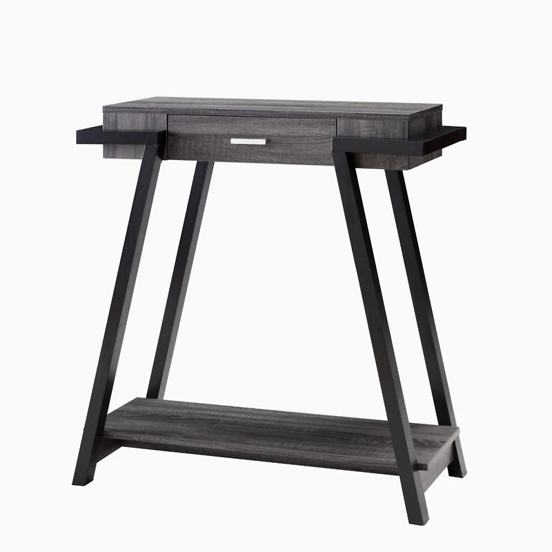 Simplie Fun Console Distressed Grey Black