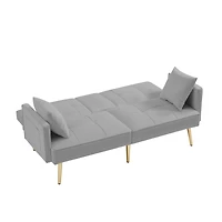 Streamdale Furniture Velvet Sofa Bed