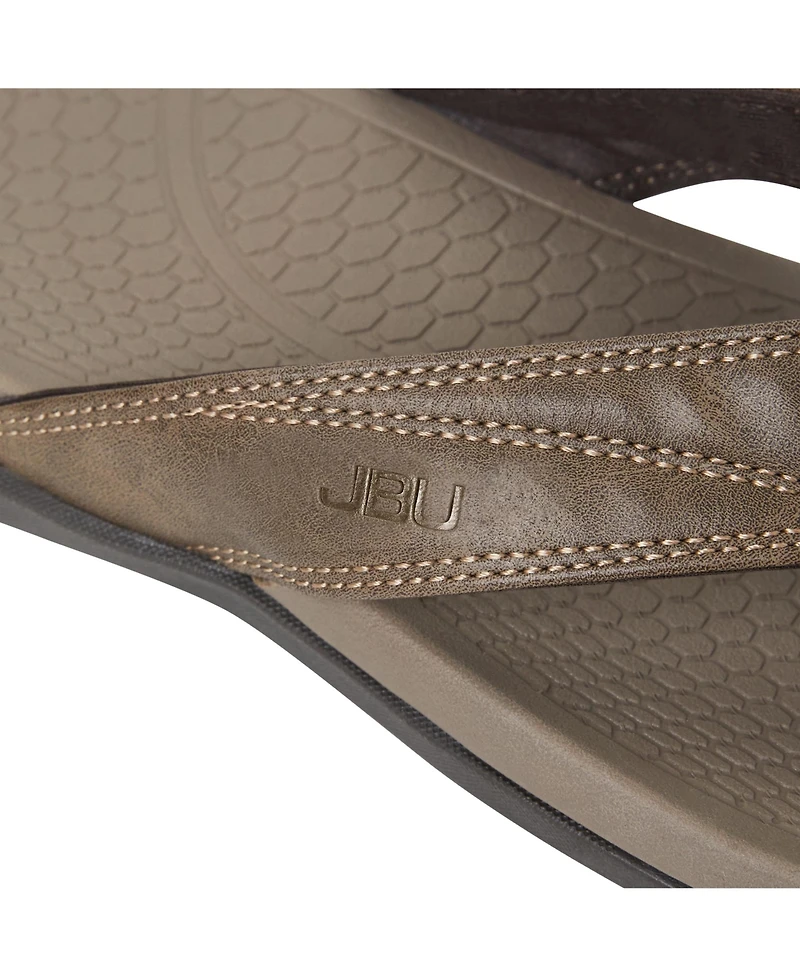Jbu Men's Milo Comfort Slip On Thong Sandal