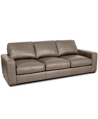 Rutherford Home Matera 96" Leather over 3 Sofa