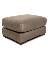 Rutherford Home Matera 29" Leather Ottoman