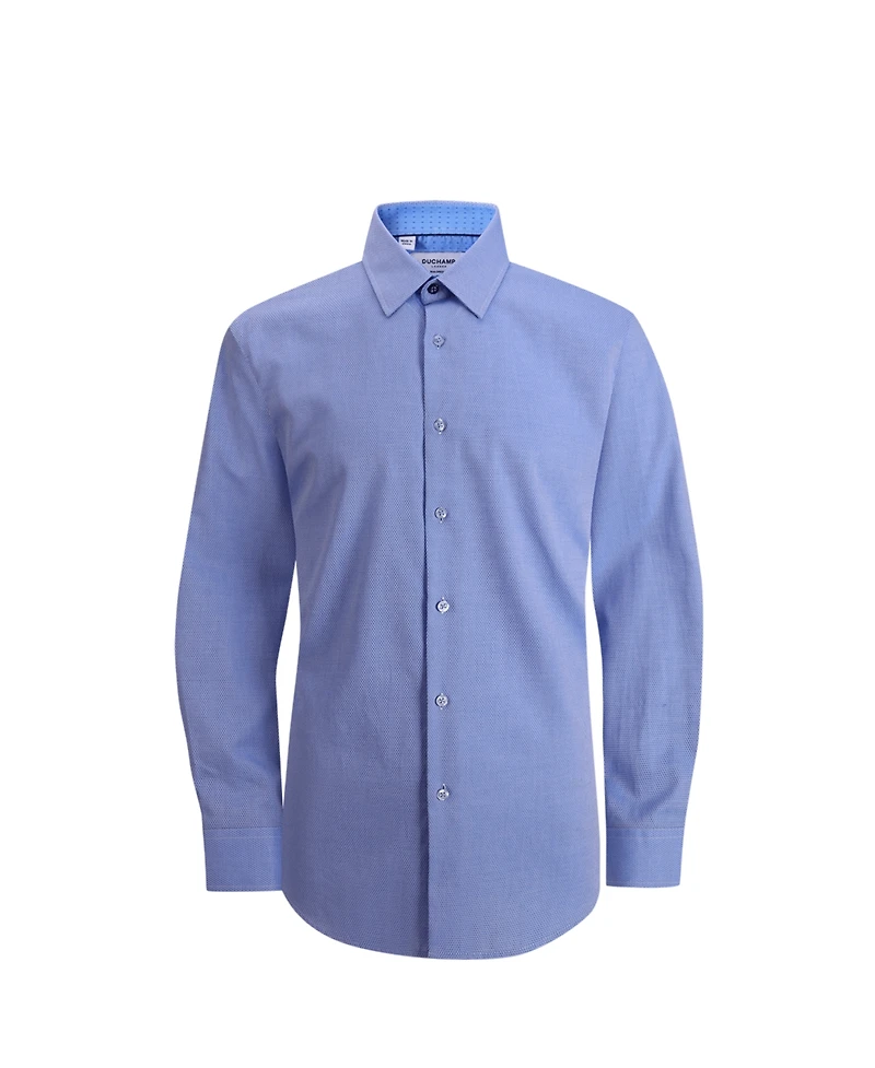 Duchamp London Men's Fancy Neat Dress Shirt