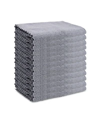 Arkwright Home Smart Edge Microfiber Cleaning Cloths (12 Pack), 16x16 in., Streak-Free, Reusable, Color Options