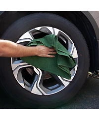 Arkwright Home Terry Polishing Hand Towels (12 Pack), 16x27 in., Heavy 550 Gsm, Absorbent Cotton, Multi-Purpose, Reusable, Color Options