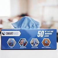 Arkwright Home SmartRags Xl Microfiber Cleaning Cloths (Box of 50), 35 Grams, 16x16, Reusable, Multi-Purpose, Color Options