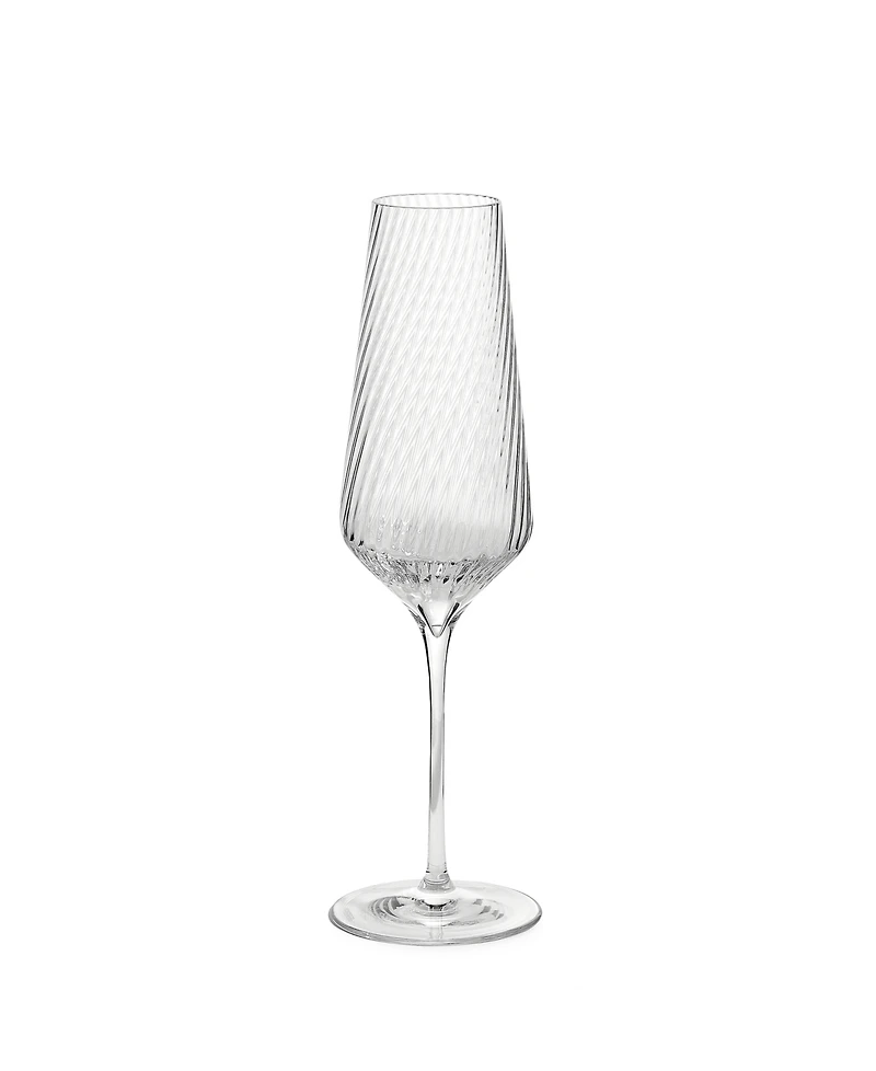 Vera Wang Wedgwood Swirl Flute Glass, Set of 2