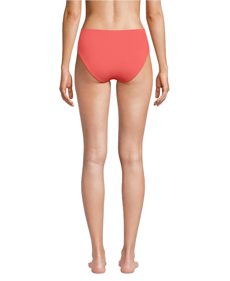 Lands' End Women's Mid Rise Bikini Bottoms
