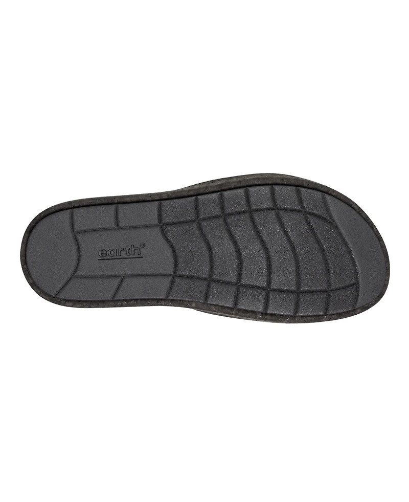 Earth Women's Sachan Woven Band Slip-On Platform Sandals