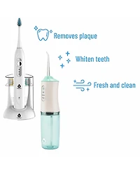 Pursonic Rechargeable Toothbrush & Water Flosser Duo with Multi-Year Supply