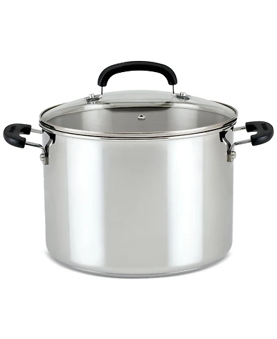 Farberware Brilliance Stainless Steel 8-Qt. Stockpot with Lid