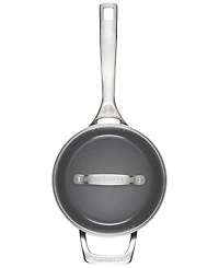 Le Creuset Essential Nonstick Ceramic 3-Qt. Saucepan with Glass Lid