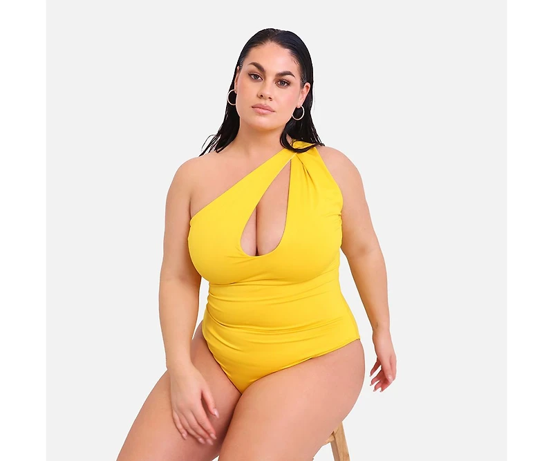 Rebdolls Plus Honey Cut Out One Piece Swimsuit