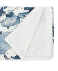 Saro Lifestyle Ink Spill Delight Table Runner, 16"x72"