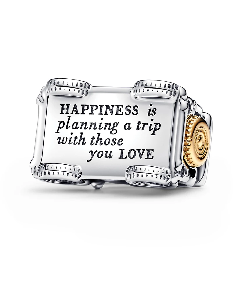 Pandora Sterling Silver Two-tone Adventure Car Charm