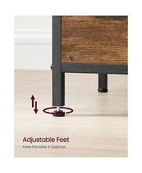 Slickblue Nightstand With 2 Drawers, 2 Drawer Dresser For Bedroom, Side Table With 2 Fabric Drawers