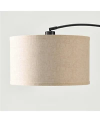 Logan Contemporary Arc Led Floor Lamp with Marble Base (76")