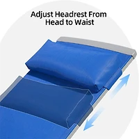 Blue Outdoor Chaise Lounge Set - 3 piece